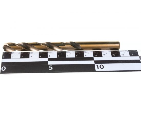 Сверло по металлу (5 шт; 10.5 мм; Р6М5К5) vertextools 515-10,5 – изображение 2