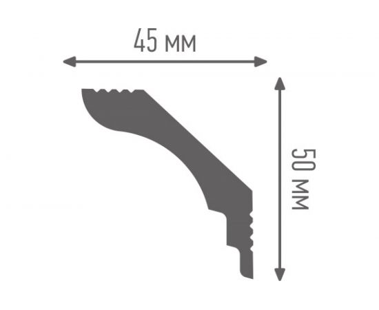 Плинтус ПЛИНТЭКС P 45/50 24607086050945 – изображение 2