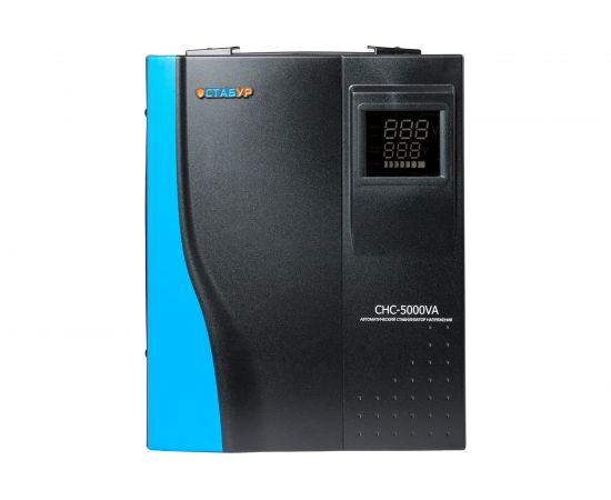 Электромеханический однофазный стабилизатор напряжения Промсвязь СТАБУР СНС-5000 STBSNS5000 – изображение 2