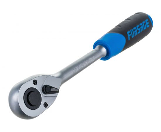 Реверсивная трещотка Forsage с резиновой ручкой, 1/2"", L-260мм, 45зуб 15769 F-80243 – изображение 2
