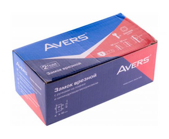 Врезной замок Avers 1023/60-G 28071 – изображение 2