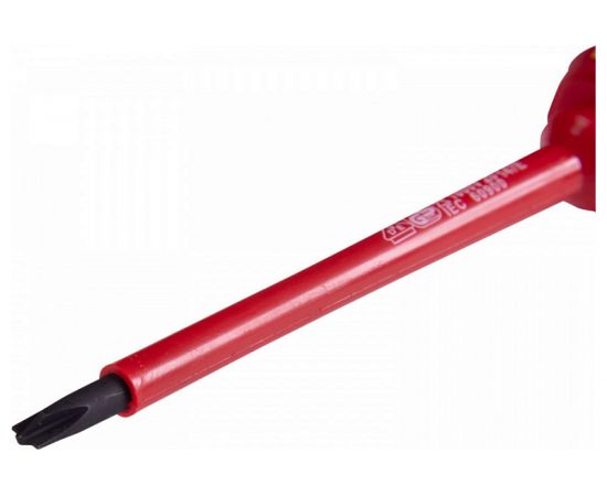 Комбинированная диэлектрическая отвертка KING TONY Slotted/Phillips №1, 100 мм 147E0104 – изображение 3