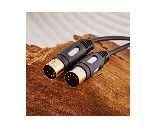 Кабель REXANT DIN 5 Pin - DIN 5 Pin 1,5 м Gold 17-2522 – изображение 3