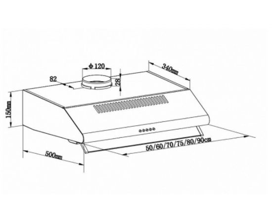 Кухонная вытяжка MAUNFELD нержавеющая сталь MP-1 60 Inox – изображение 3