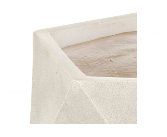 Напольное кашпо для цветов IDEALIST Lite Геометри Ромб, 55х55х44 см, 133 л DSQUARE55-AW – изображение 3