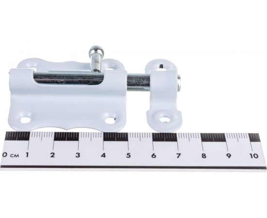 Накладная задвижка РемоКолор (фигурная; с полимерным покрытием; 50 мм) 70-0-195 – изображение 4