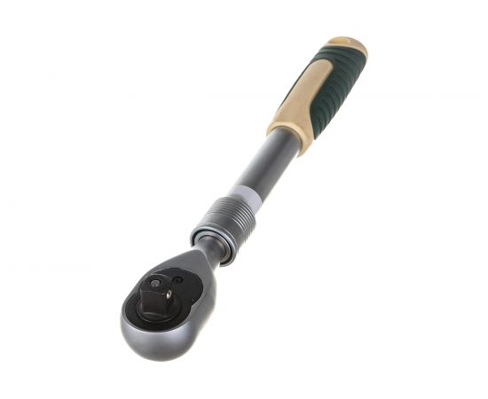 Трещотка ROCKFORCE реверсивная телескопическая с резиновой ручкой (1/2; 310-440 мм; 72 зуб) RF-802433 – изображение 4