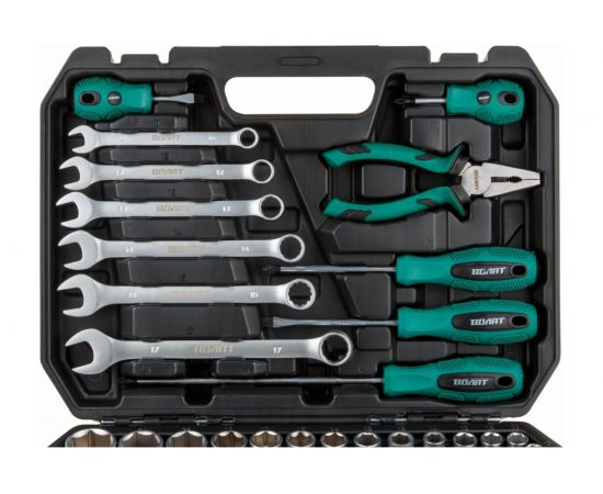 Набор инструментов ВОЛАТ 1/4 , 1/2 6 граней 56 предметов 18560-56 – изображение 4