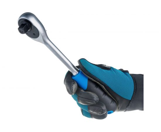 Реверсивная трещотка Forsage с резиновой ручкой, 1/2"", L-260мм, 45зуб 15769 F-80243 – изображение 5