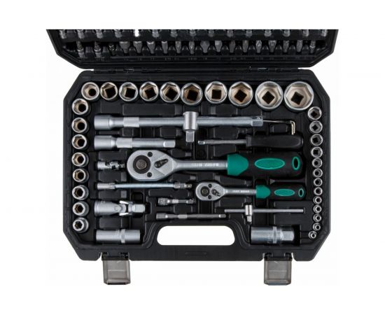 Набор инструментов ВОЛАТ 1/4 , 1/2 6 граней 94 предмета 18510-94 – изображение 5