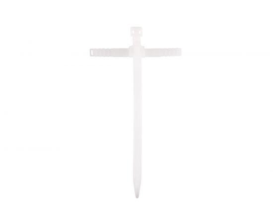 Нейлоновая хомут-стяжка с дюбелем REXANT 150x7 мм, белая, упаковка 50 шт. 07-0176 – изображение 6