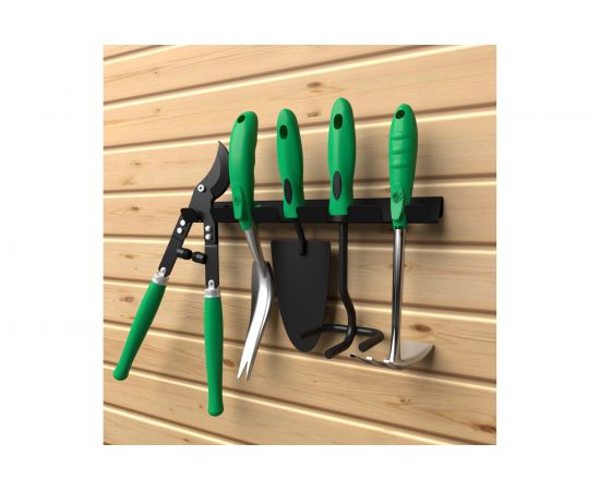 Настенный держатель-органайзер для хранения садового инвентаря (на 5 предметов) EMBODIMENT EMB-GT-BW-B – изображение 6