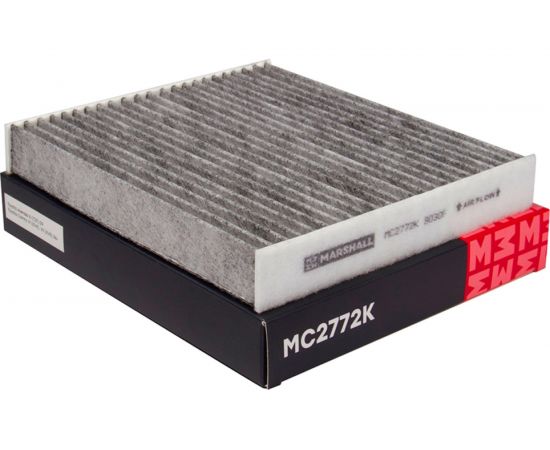 Фильтр салонный угольный Toyota Camry (XV4, XV5) 06- / Corolla X, XI 06- / Land Cruiser 08- MARSHALL MC2772K 