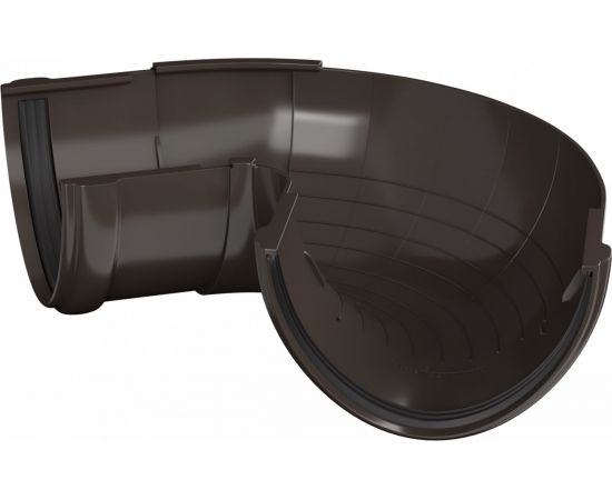 Угол желоба Технониколь (ПВХ; регулируемый; 90-150 градусов; темно-коричневый; 1 шт) TN683374 