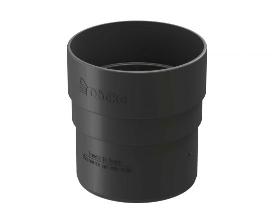 Соединительная муфта DOCKE STANDARD (80 мм; серый 7024) PVTN-1045 