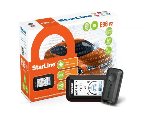 Охранно-телематичекий комплекс StarLine E96 v2 BT 2CAN+4LIN 2SIM GSM-GPS 4003166 