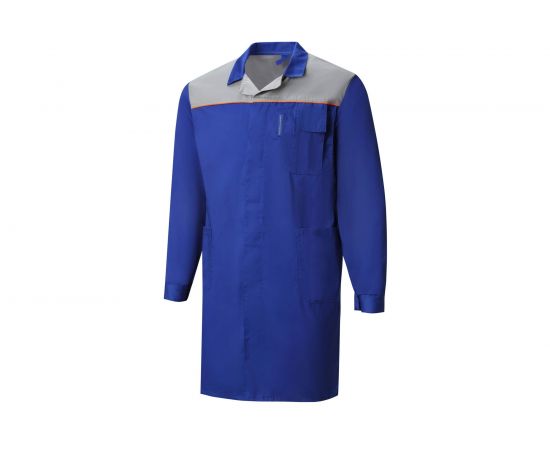 Халат СОЮЗСПЕЦОДЕЖДА Профессионал василек/светло-серый, р. 52-54/рост 170-176 2140024502031 