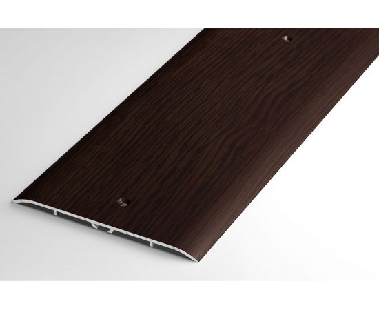 Порог прямой алюминиевый (100 мм; 0.9 м; декоративный; дуб венге) Лука УТ000003067 