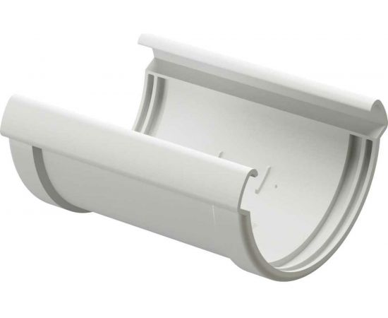 Соединитель желобов DOCKE LUX пломбир PVLS-1044 