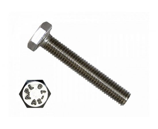 Болты КРЕП-КОМП с полной резьбой нержавеющие DIN933 А2 6х 45 100 шт бпн645 
