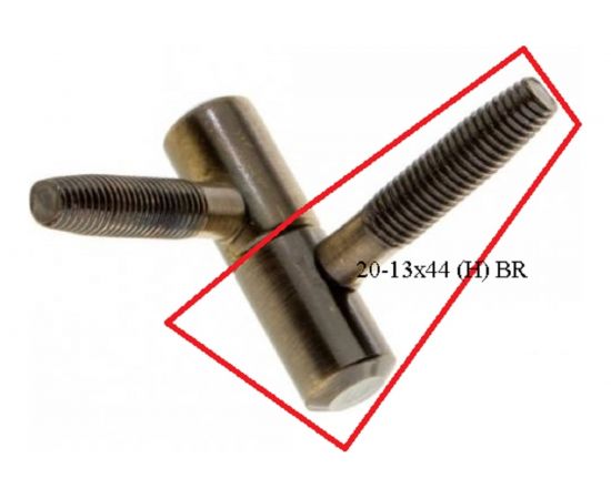 Ввертная петля Amig покрытие бронза 20-13x44 (Н) BR – изображение 2