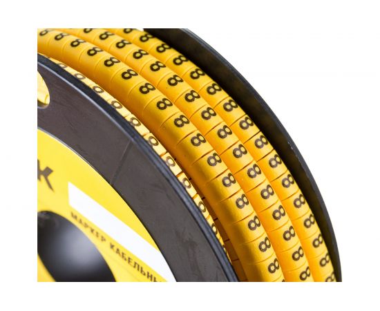 Маркировочное кольцо IEK 0-1.5мм, 8, МК, 1000шт/ролл UMK00-8 – изображение 2