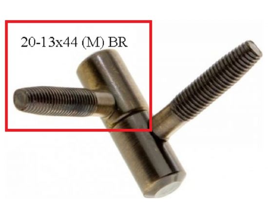 Ввертная петля Amig покрытие бронза 20-13x44 (М) BR – изображение 2