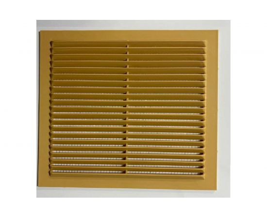 Решетка вентиляционная вытяжная с рамкой (250x250 мм; бежевая) ВИЕНТО 2525ВРбеж – изображение 2