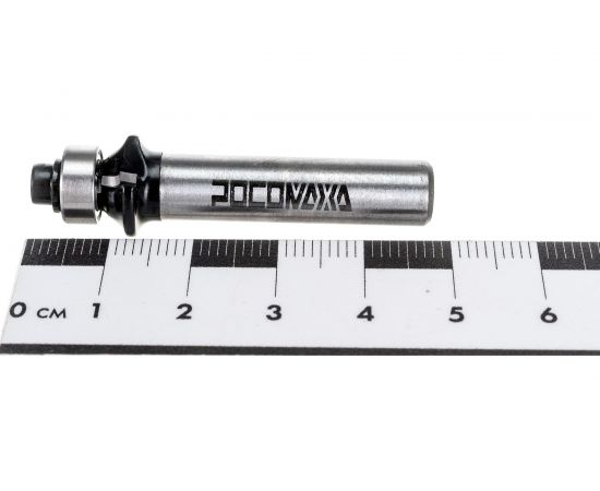 Фреза кромочная калевочная с нижним подшипником серия 1017 (14x4 мм; R1.5 мм; хвостовик 8 мм) Росомаха 801701 – изображение 2