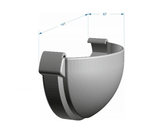 Заглушка DOCKE Dcke LUX пломбир PVLX-1044 – изображение 2