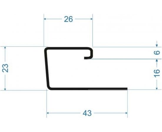 J-профиль Docke Premium лимон PSJP-1042 – изображение 2