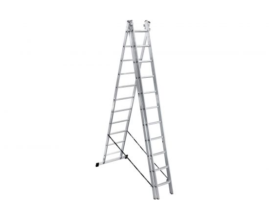 Алюминиевая 3-секционная лестница UFUK 3х11 ступеней 411311 – изображение 2