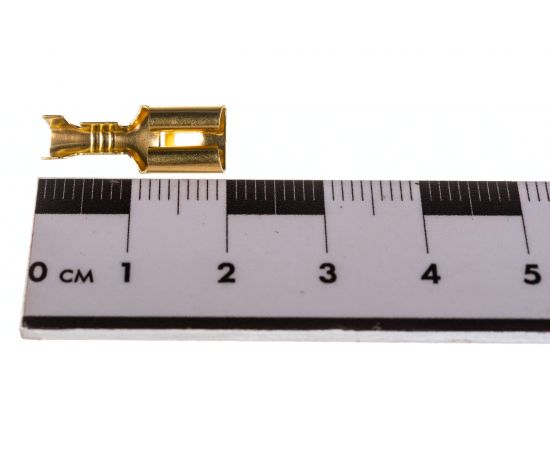 Клемма "мама" Nord-Yada 6.3мм с защелкой (для разъемов) 1.5-2.5кв.мм 906369 – изображение 2