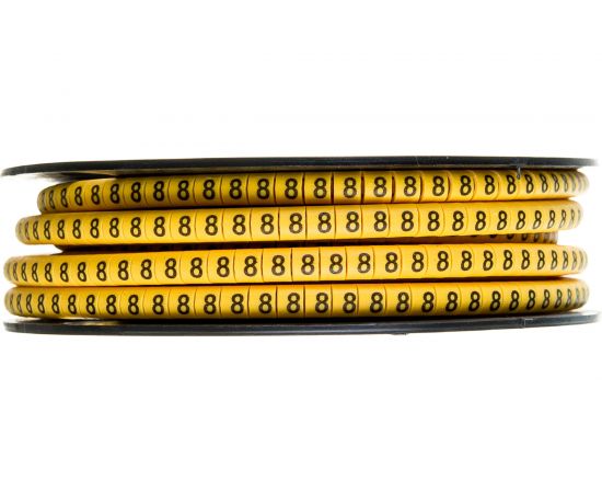Маркировочное кольцо IEK 0-1.5мм, 8, МК, 1000шт/ролл UMK00-8 – изображение 3