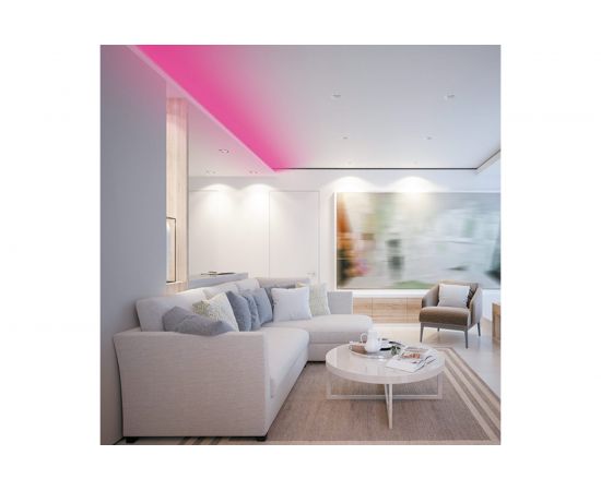 Светодиодная лента Apeyron 24В, 14Вт/м, COB, 512д/м, IP20, подложка 10мм, 5м, розовый/00-364 – изображение 3