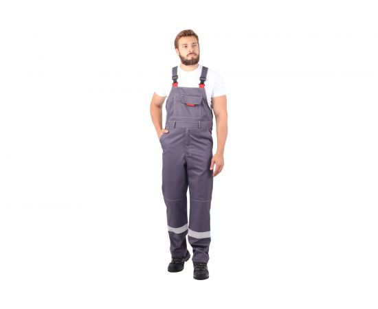 Костюм ГК Спецобъединение РОУД серый-красный Кос 451/104/182 – изображение 3