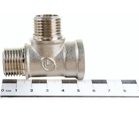 Тройник DOUBLE-LIN резьбовой латунный вр/нр/нр - 1/2" LL6120 (1/2") – изображение 4