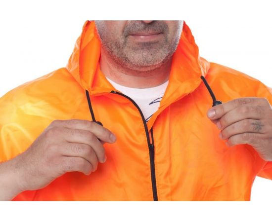 Влагозащитный облегченный плащ-дождевик БЕРТА 800-56-58, оранжевый – изображение 5