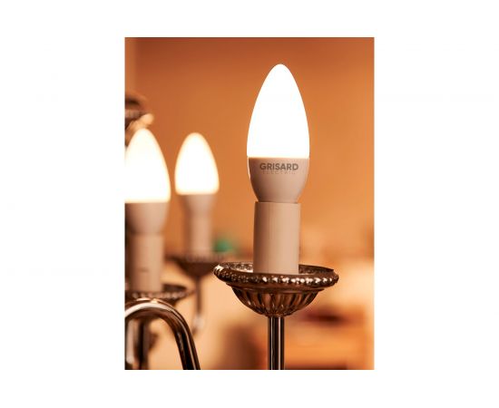 Светодиодная лампа Grisard Electric свеча C35 Е14 7Вт 3000К 220В GRE-002-0045(1) – изображение 5