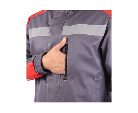 Костюм ГК Спецобъединение РОУД серый-красный Кос 451/104/182 – изображение 7