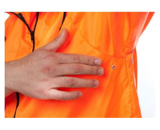 Влагозащитный облегченный плащ-дождевик БЕРТА 800-56-58, оранжевый – изображение 8