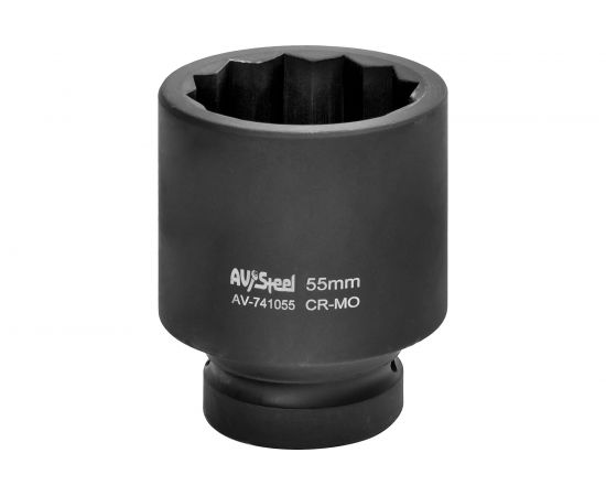 Головка ударная двенадцатигранная (55 мм; 1""DR) AV Steel AV-741055 