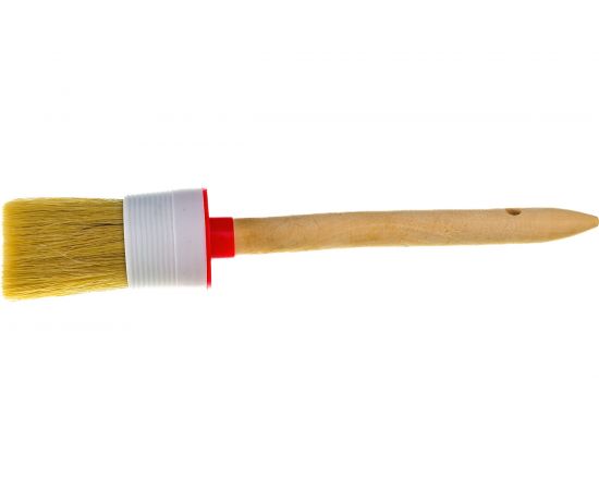 Круглая кисть SANTOOL №12 45 мм с деревянной ручкой 010115-012 
