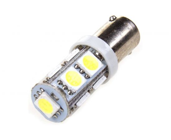 Автолампа диод SKYWAY T8.5 T4W 24V 9 SMD BA9s 1-контурная, белая S08202022 