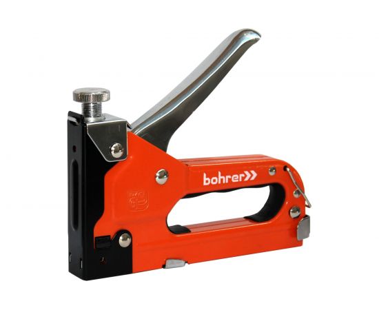 Мебельный степлер BOHRER 3 в 1, с регулировкой силы, металлический 44131412 