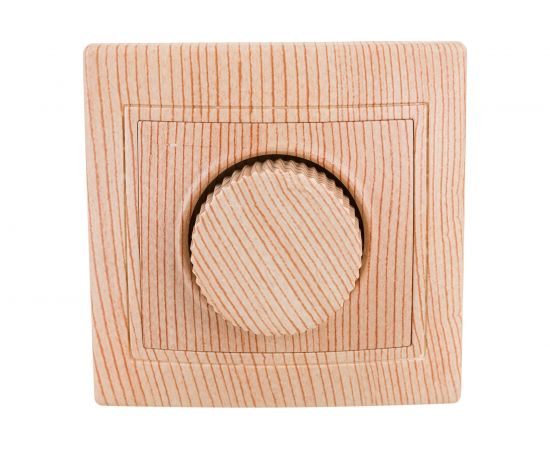 Светорегулятор TDM поворотный RL 600 Вт ЭКО сосна Таймыр SQ1814-0224 