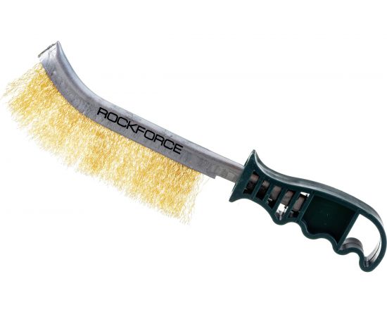 Щетка по металлу ROCKFORCE ручная в железном корпусе с пластиковой ручкой RF-34012124 