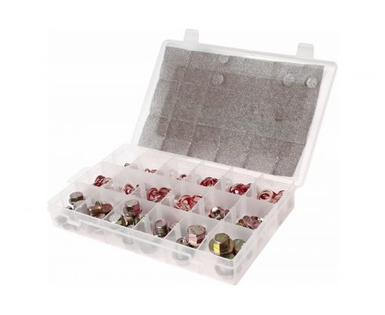 Медная шайба и пробка поддона картера в боксе 534шт JTC-2019 