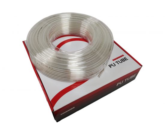 Трубка PU 6х4 мм, 200 м, прозрачная NBPT 52211 