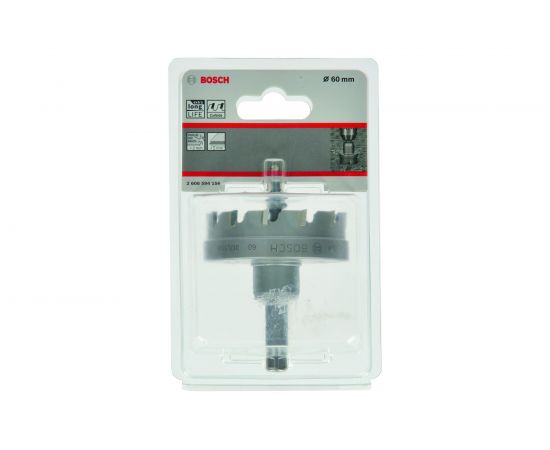 Коронка Precision for Sheet Metal с твердосплавными напайками 60 мм Bosch 2608594156 – изображение 2